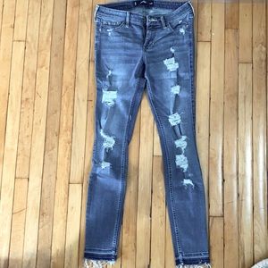 Hollister ripped jeans